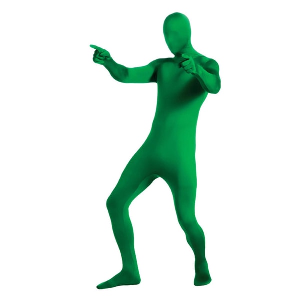 Spandex Suit -haalari, aikuisten miesten naisten sukkahousut Halloween-asuihin 170cm Green