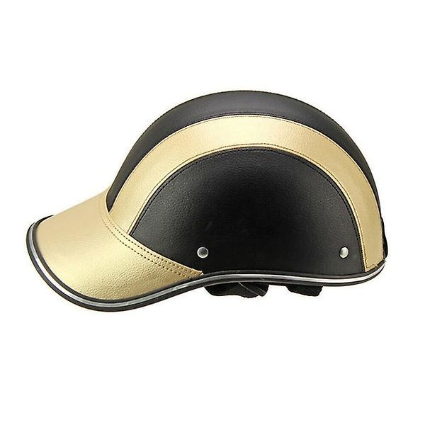 Pyöräilykypärä Polkupyörän pyörän moottoripyörän säädettävä turvakypärä Gold