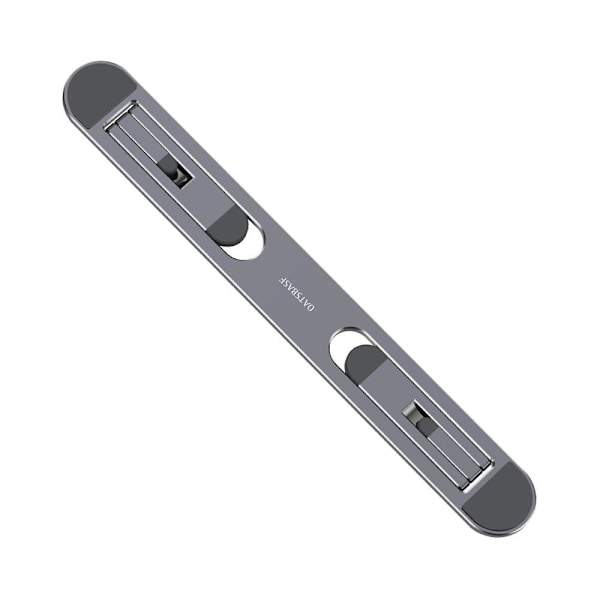 Bärbar datorställ för MacBook Air Pro Support Surfplatta Bärbar bärbar bärbar datorställning Mini Riser Vikbar bärbar bärbar datorhållare kylfäste grey