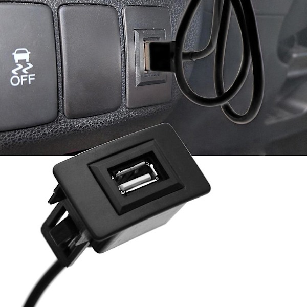 Usb 2.0 -jatkopaneeli kojelautaan autoihin, veneisiin ja moottoripyöriin