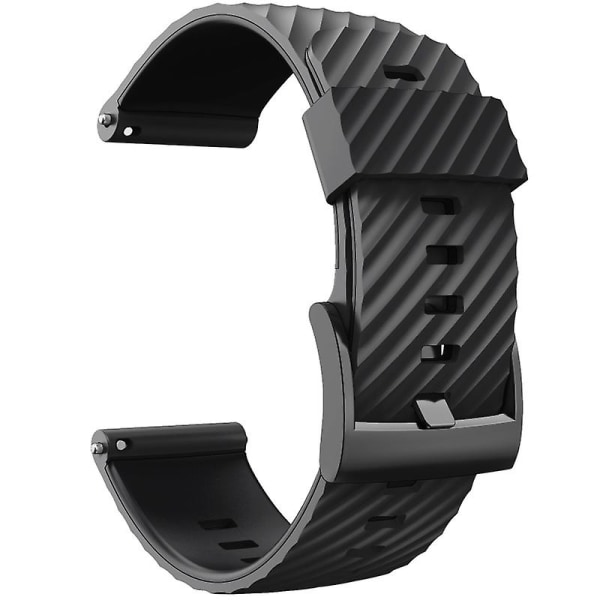 Kompatibel för Suunto 7 9 Baro D5 Justerbar Silikon Tvättbar Ersättningsrem Armband Armband Vattentät Tvättbar Black 1