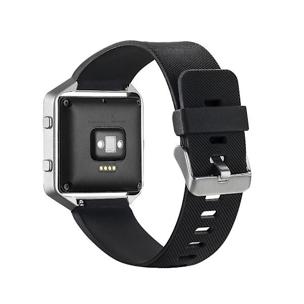Mjukt silikon sportarmband för Fitbit Blaze Black A Other Phone Models