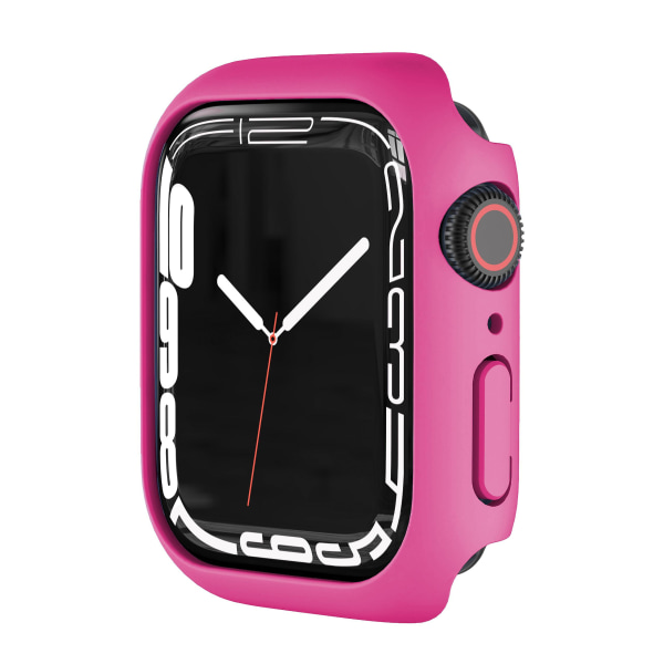 Case För Apple Watch Cover 41mm 45mm 44mm 40mm 44 Mm Tillbehör Pc Protector Bumper Iwatch Series 6 Se 5 4 3 7 8 42mm 38mm Case 41mm series 7 8 rose red