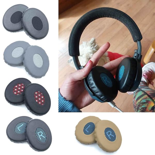 Protein Lær Øreputer Putetrekk Ørepropp For Oe2 Oe2i Headset Øreputer B
