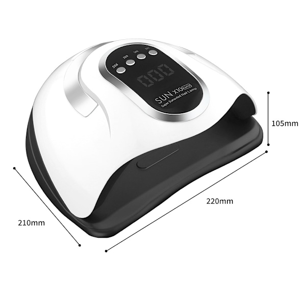 Negle 280W UV Lampe Tørrer Polish LED Lys Professionel Sol Maskine Max X10, Indeholder 45 LED'er