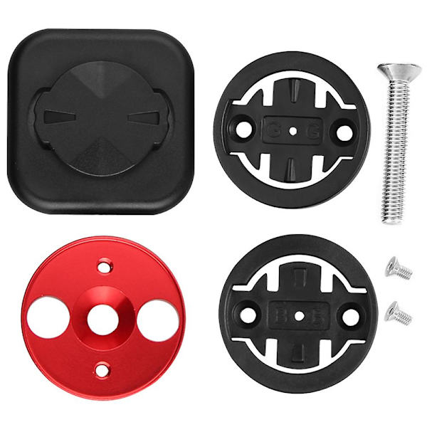 Base, adapter til Bryton, adapter til Garmin, adapter til mobiltelefon red