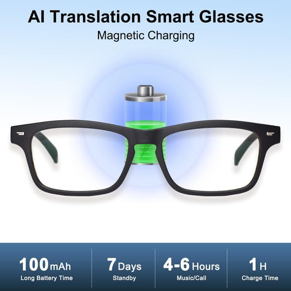 Smarta glasögon Ky01, Bluetooth-ljud, med mikrofon och högtalare, polariserade solglaslinser
