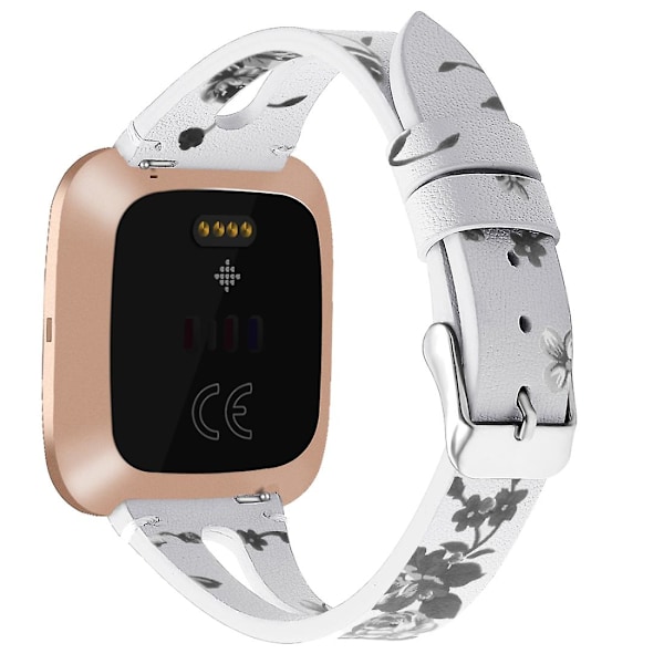 For Fitbit Versa 2 Rem White Ash Flower