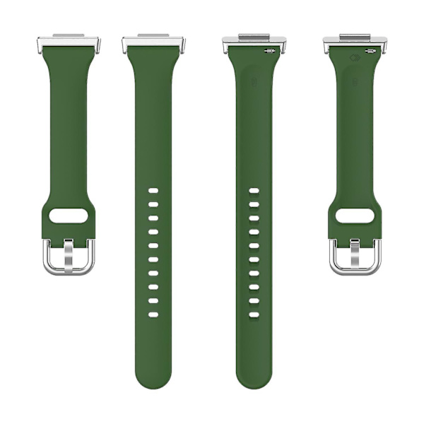 Silikonarmband för Huawei Watch Fit 2, snabbfrigörande sportarmband, ersättningsarmband Turquoise, Army Green J Huawei Watch Fit 2