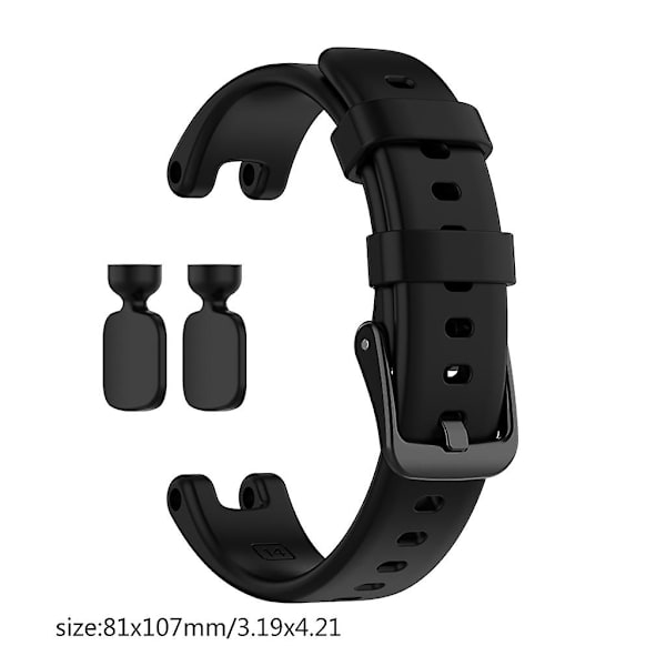 Silikonband för Garmin Lily For Smart Watch Handledsrem Loop Armband Ersättning Vattentätt bälte Svetttätt Gray