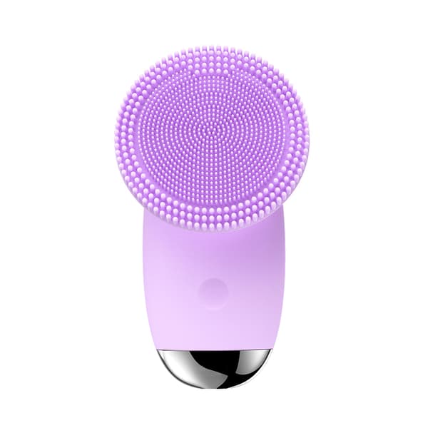 Ansigtsrensebørste - Ipx7 Vibrationsmassager Til Eksfoliering (Lilla)