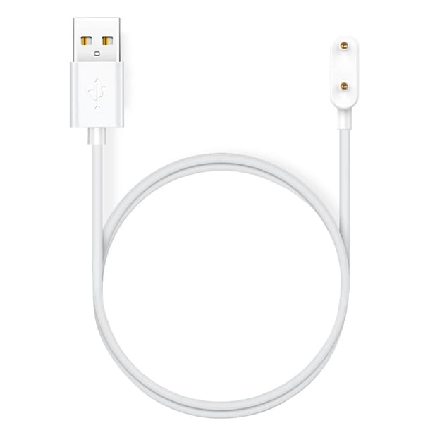 Oplader til Huawei Band 7/8/7/6/4X/Honor Band 6/Es, 2-bens USB-opladerkabel hvid
