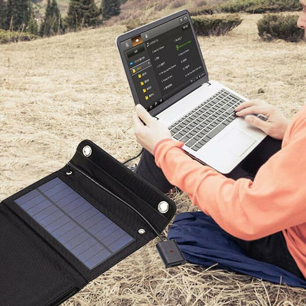 70w Sammenleggbar Bærbar USB-strømlader for Camping