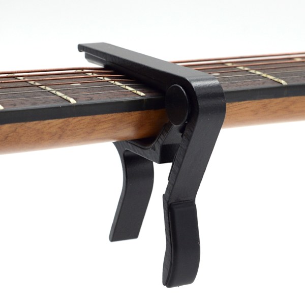 Gitar Capo for akustisk klassisk elektrisk gitar Aluminiumslegering Tuning Clamp Gitartilbehør Capotraste Guitarra black