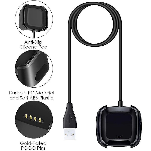 Laddare kompatibel med Fitbit Versa/versa Special Edition/versa Lite