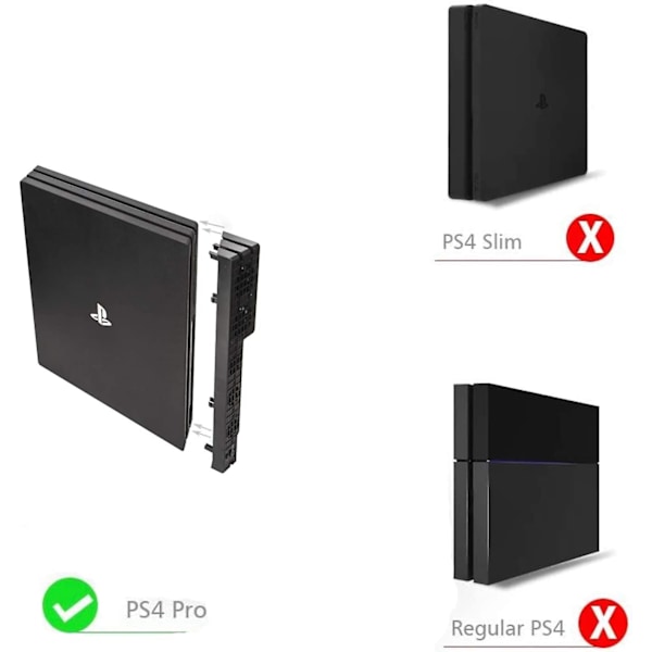 Kylfläkt för Ps4 Pro, USB Extern Kylare 5 Fläkt Turbo Temperaturkontroll Kompatibel med Sony Playstation Pro Gaming Console
