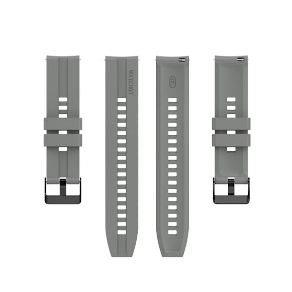 Til Huawei Watch GT 2 42mm Rem med Sort Spænde Grey