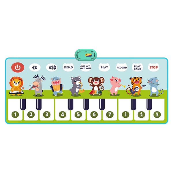 Spillematte Sklisikker multifunksjonell pianomusikkteppe 148*60cm (07)