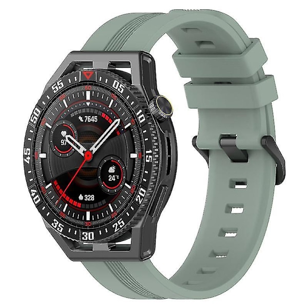 Rannekkeet 20mm Teksturoidut Älykellohihnat Huawei Watch GT3/Watch GT:lle, Urheilutyyli Korvattu Ranneke Green, Green F Huawei Watch GT3