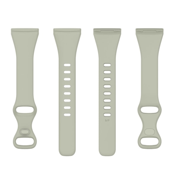 For Fitbit Versa 4 / Versa 3 / Sense TPU Watch Band L Rock Grey