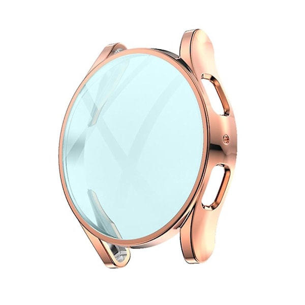 för Smart Watch Housing Bumper Soft Cover Ram för Case för Shell för SamsungGa Rose gold 44mm