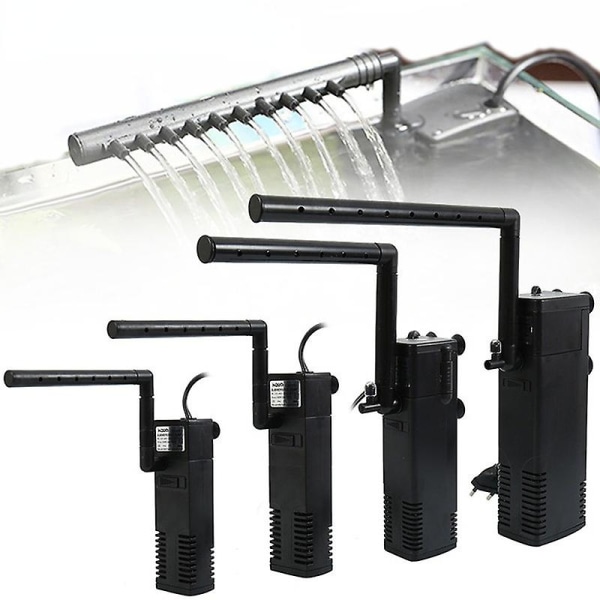 Akvariumfilter Nedsenkbart innebygd filter fisketankfilterpumpe AP-600L