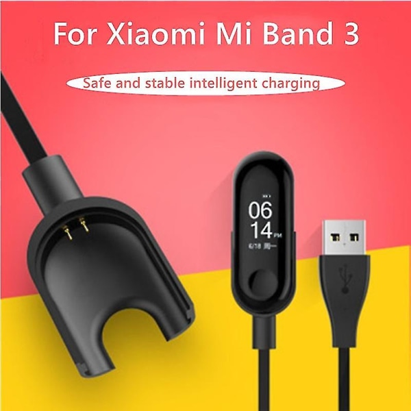 For Xiaomi Mi Band 3 Smart Watch Smart Charger Usb Security Ladekabel Light Sensing Standard Versjon