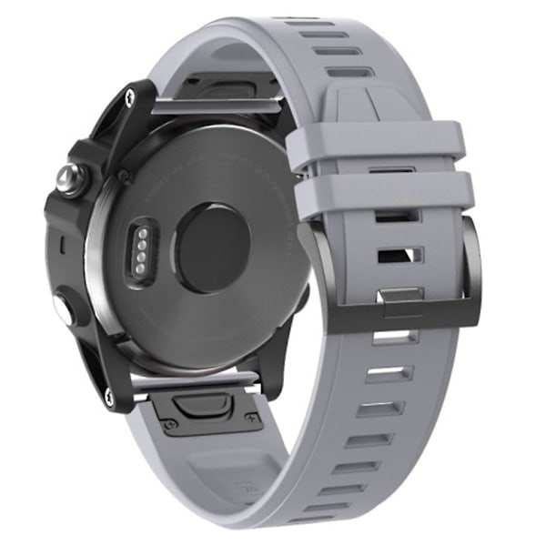 KLB-PWGJ-001 Garmin Fenix 7X / 7X Pro -älykellolle 26 mm silikoniranneke Grey