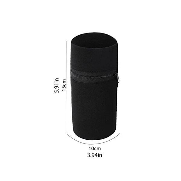 Hög Elastisk Löpararmbandsficka med Dragkedja (Lila Ränder)