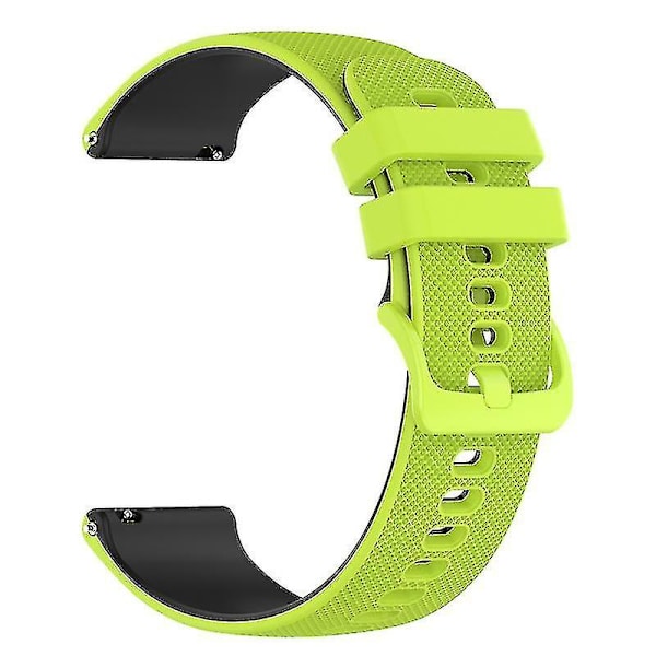 Garmin Venu2 Plus/Vivoactive 3/Vivomove Sport Silikon Armband Ersättning Klockarmband 20mm Light Green Black H Other Smartwatch Model
