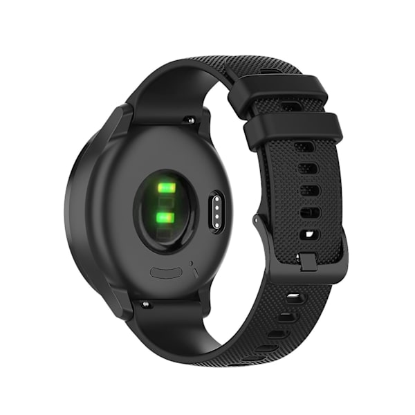 Ruutukuvioinen Silikonihihna Huawei Watch GT2 42mm:lle Black