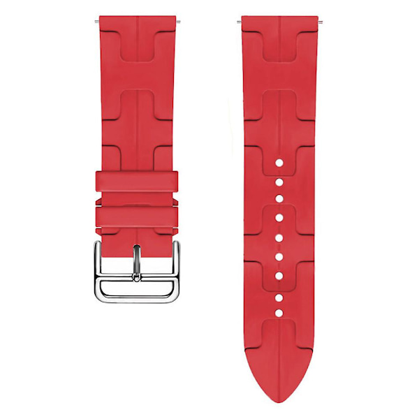 22mm flytende silikon klokkebånd vanntett stropp for Huawei Watch Gt 4 / Gt 3 / Gt 2 46mm Red