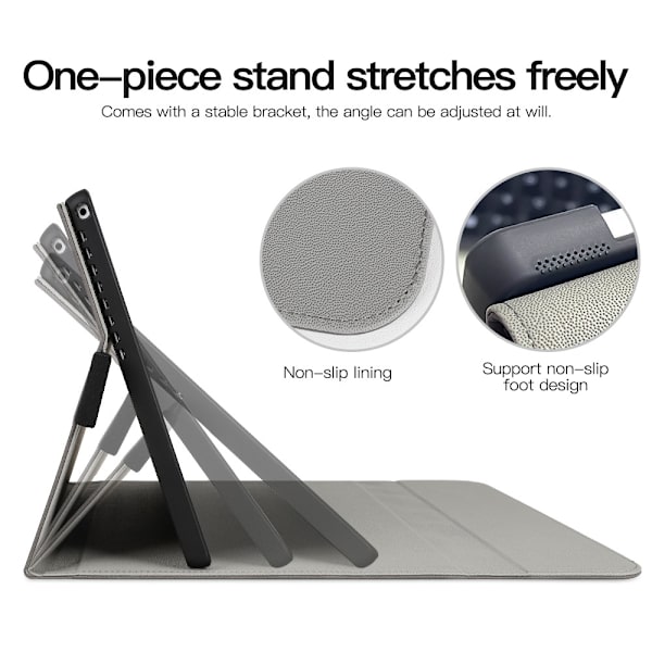 Etui til Microsoft Surface Pro 9, PU-læder med penholder (blå)