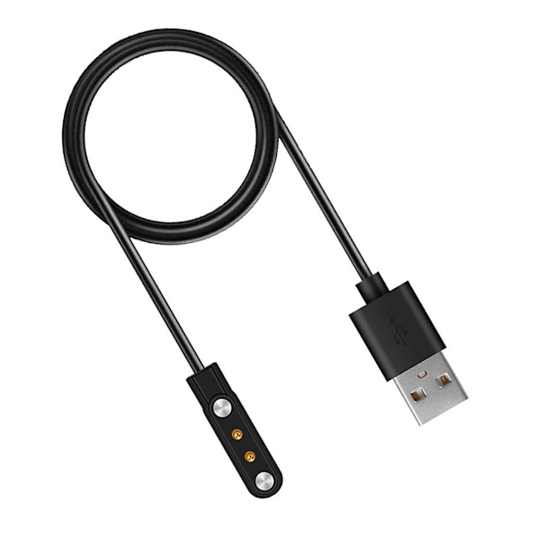 Bærbar magnetisk lader med USB-ladekabel for smartklokke IWO W26/w26+