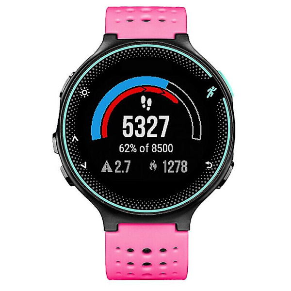 For Garmin Forerunner 235 To-farvet Rem Rose Red Black