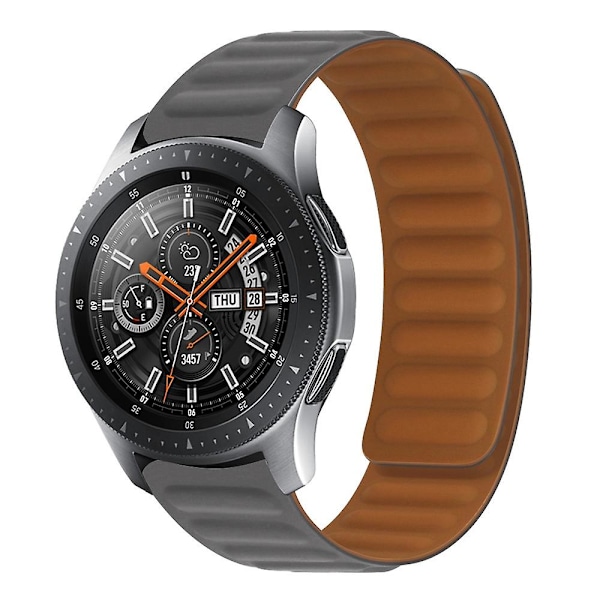 Silikon magnetisk klokkestropp for Amazfit GTS 2 Gray