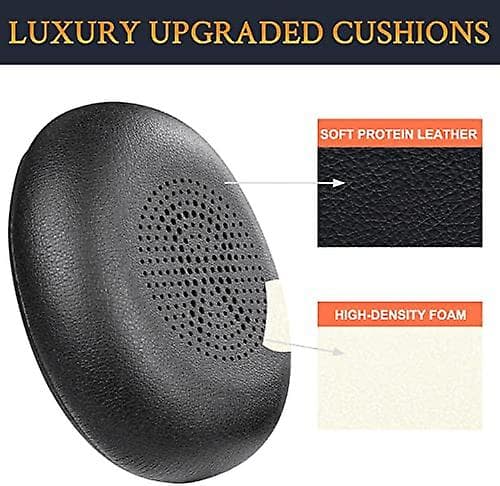 Ørepuder udskiftning til Jabra Evolve2 65 (65ms 65uc Usb)/evolve2 40 (40uc 40ms Usb)/elite 45h On-ear trådløst headset Black
