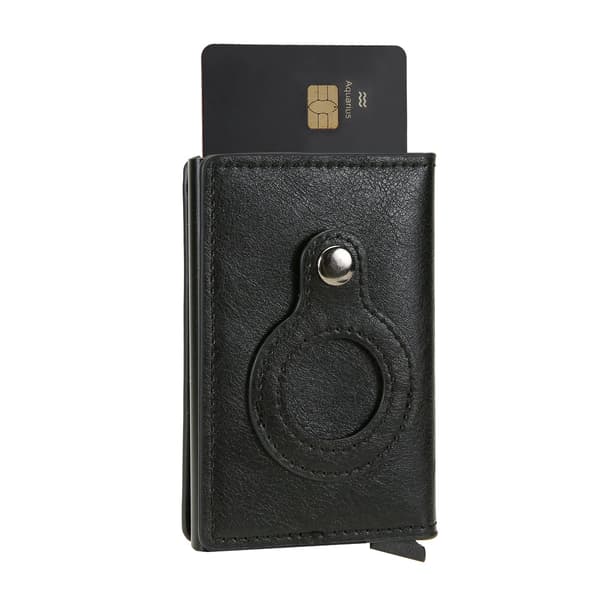 RFID-suojattu ohut lompakko AirTag-pidikkeellä Black