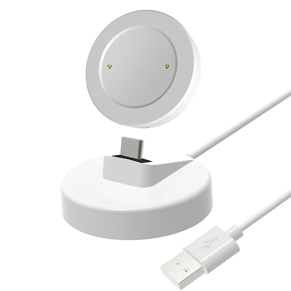 Usb-laddningskabel Dock Bracket Base Charger Adapter Stativ för Honor Watch Gs3 White