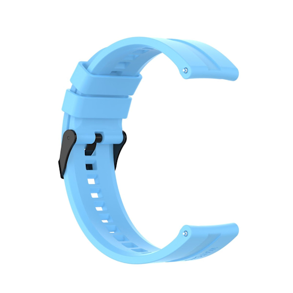 Til Huawei Watch Gt 2 46mm urrem med sort spænde Sky Blue