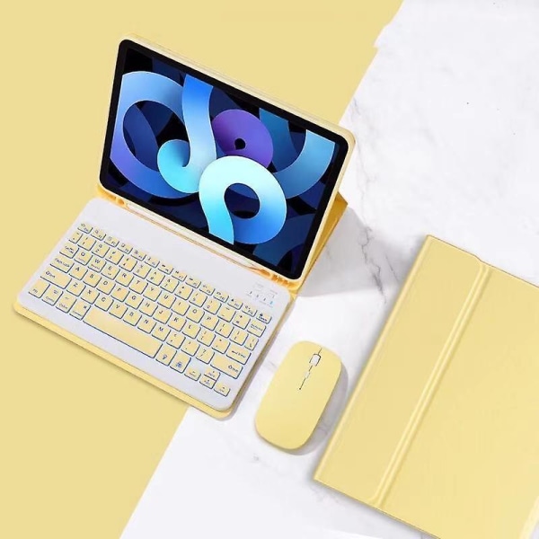 Ipad Wireless Keyboard Blacklight case cover hiiren kynätelineellä Ipad Pro 11 tuumaa Yellow 2018-2020 pro 11