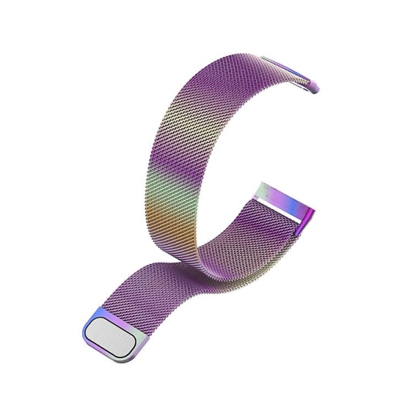 För Fitbit Versa 4 Milanese Magnetic Metal Weave Watchband OLS Colorful