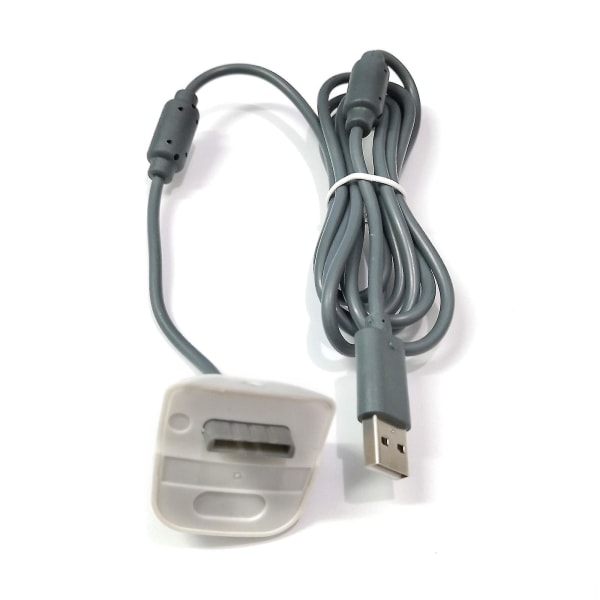 USB For Play Laddningskabel Kabelsladd för Xbox 360 trådlös spelkontroll