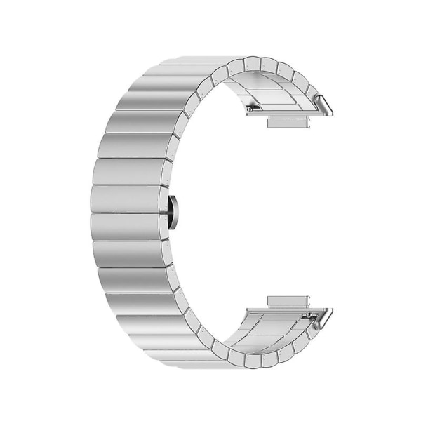 Metallarmband för HuaweiWatch Fit 2 Sports Armband Loop Rostfritt armband Silver
