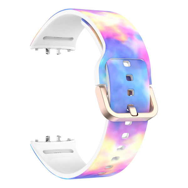 For Samsung Galaxy Fit3 Mønstertrykt Silikonrem Erstatningsurrem Candy