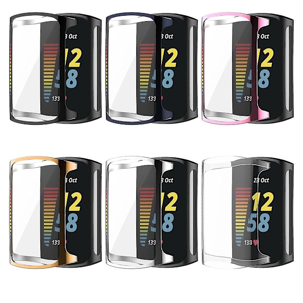Tpu til skalbeskyttelse til fuld skærm til Fitbit Charge 5