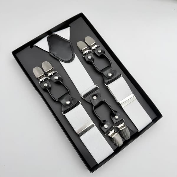 Skjorteholder til mænd - 3,5 cm 6 clips (06)