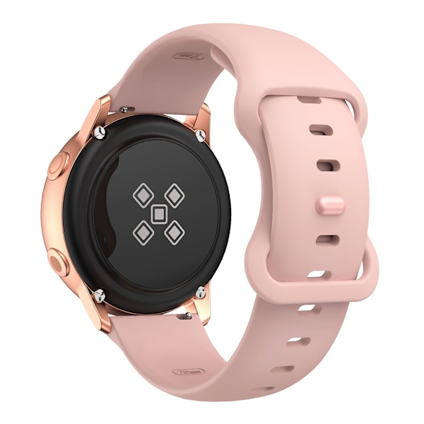 20mm silikonklokkestropp til Samsung Galaxy Watch6 Classic 43mm / 47mm Pink