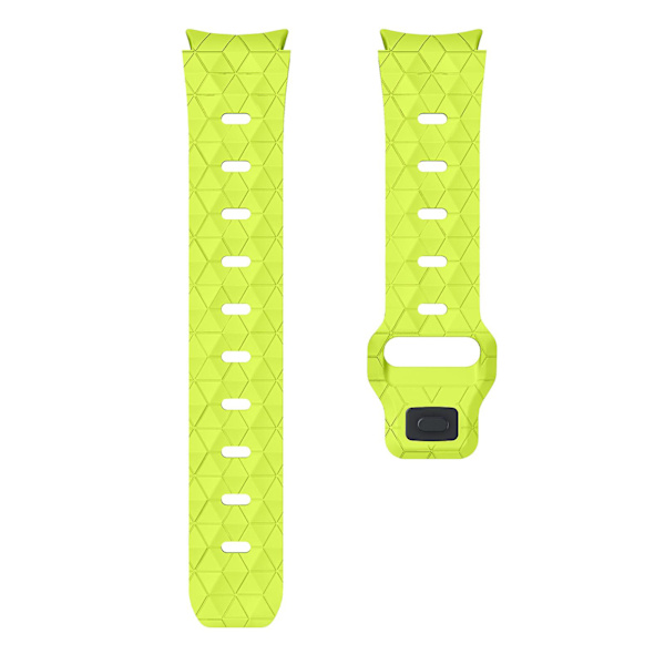 KLB-ZQWFKGJ-001 Til Samsung Galaxy Watch 4 / 5 / 6 Fodboldmønster Silikone Urrem Udskiftningsrem Lime Green
