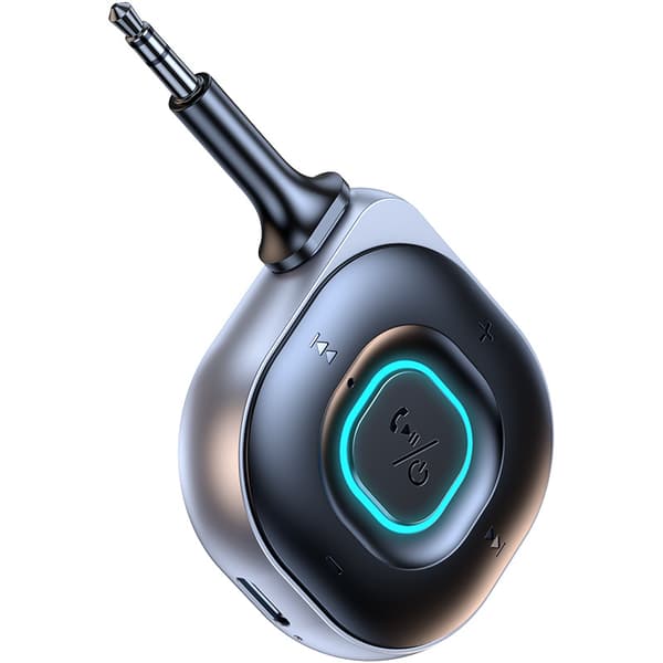 Bluetooth Bil Aux Trådløs Audio Transmitter Adapter (Grå)